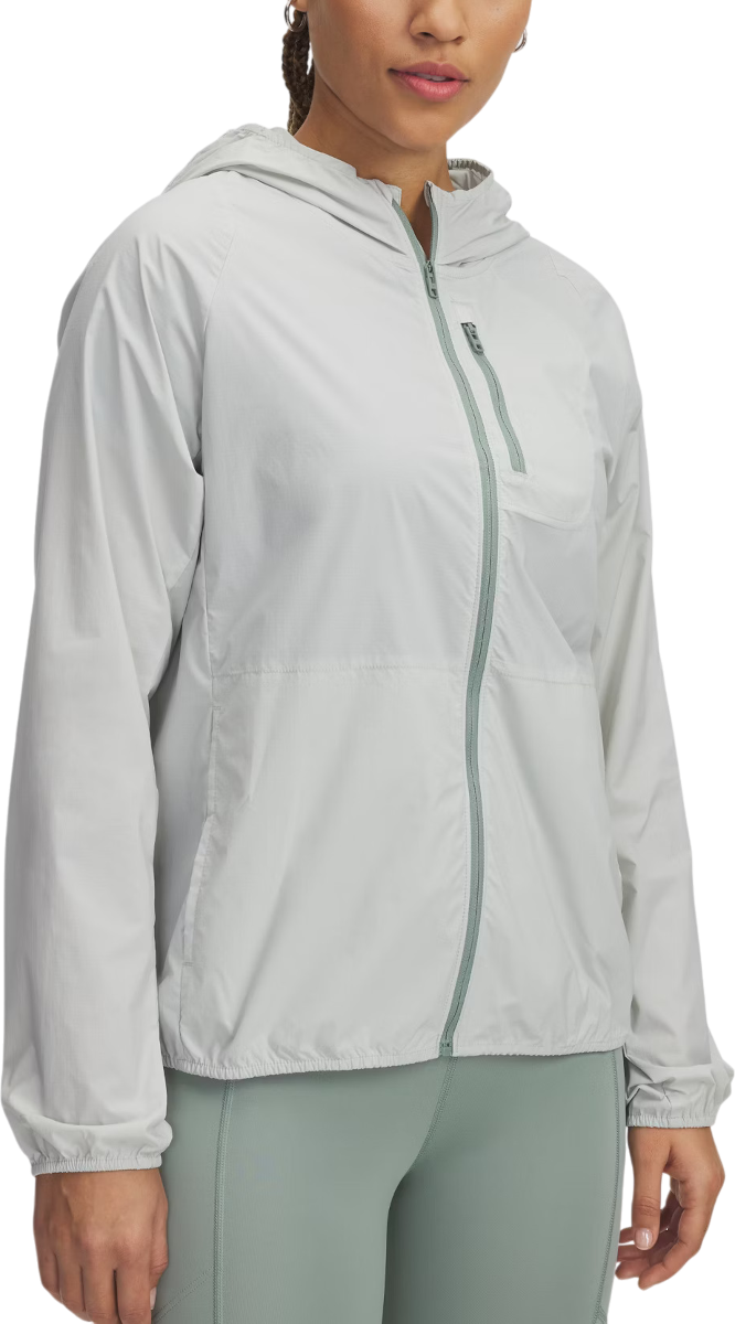 Vetrovka Under Armour Under Armour Launch Lightweight Hooded Jacket Zelené | 1381881-377