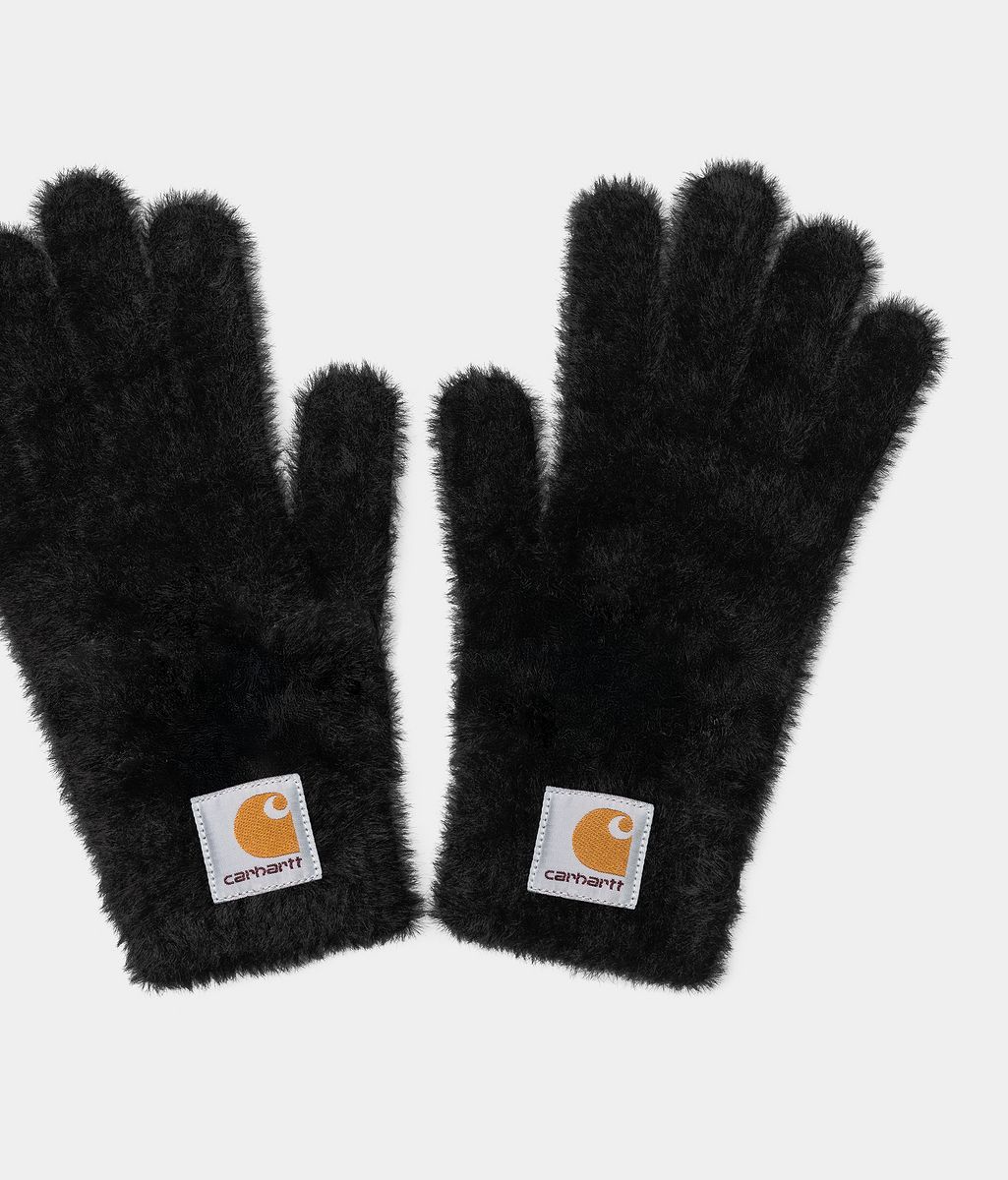 Rukavice Carhartt WIP Chedda Faux Fur Gloves L-XL Čierna | I035512_18, 1