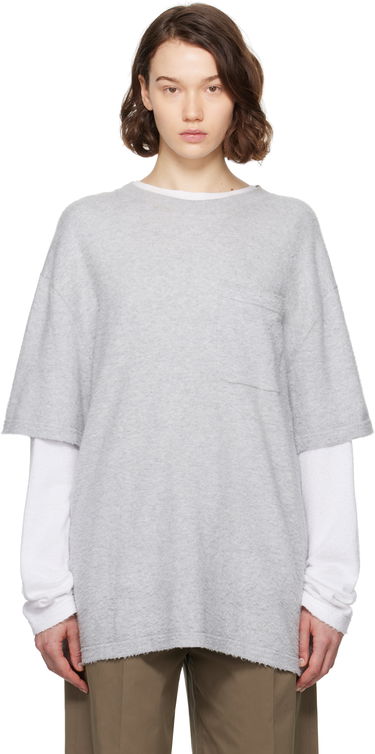 Sveter The Row The Row Kaddy Pocket T-Shirt Šedá | 8943-Y916, 0