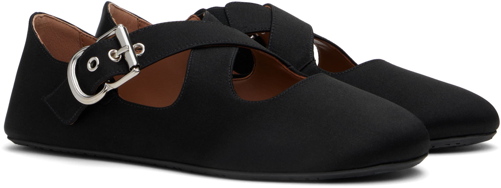 ALAÏA Criss Cross Ballerina Flats