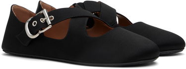 Tenisky a topánky Alaïa ALAÏA Criss Cross Ballerina Flats Čierna | AA3A046TK019, 3