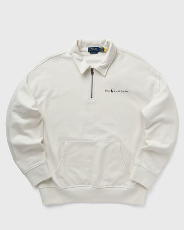 Mikina Polo by Ralph Lauren Half-Zip Sweatshirt Biela | 710952063002, 0