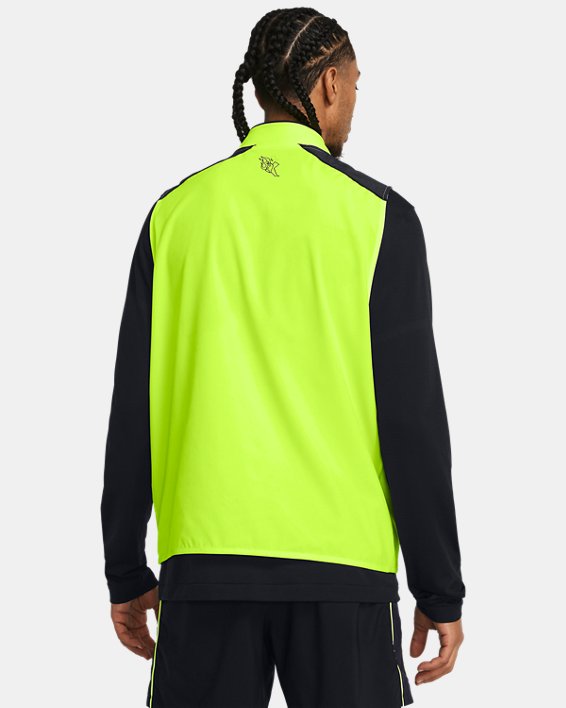 Bunda Under Armour Launch Bodywarmer für Herren High Vis Gelb / Midnight Blaue Marine Žltá | 1383238-731, 1