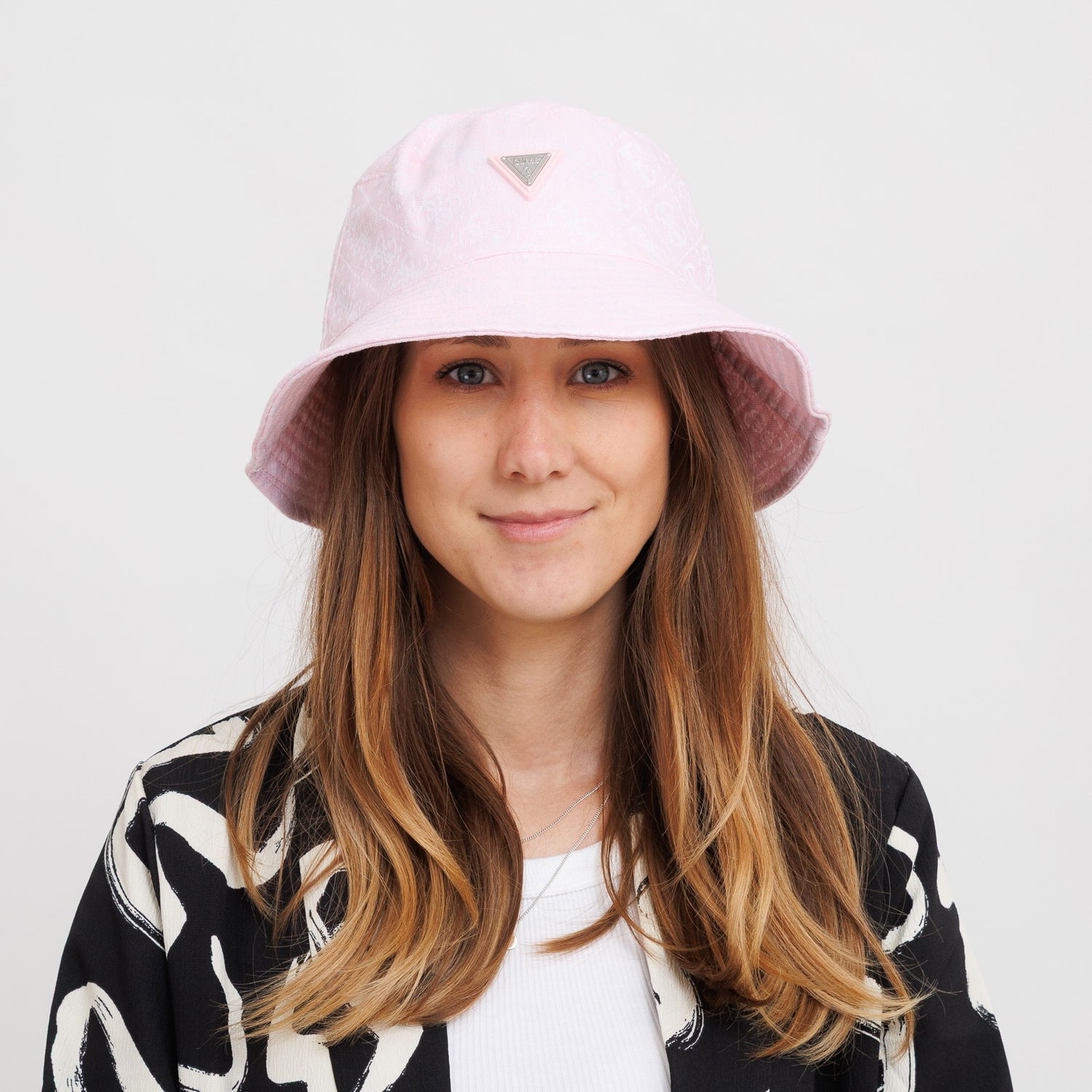 Klobúk GUESS Guess Logo Bucket Hat Ružová | V5GZ04WH492-F6EY, 0