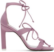 Attico Aria Lace-Up Heeled Sandals