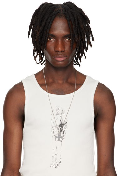 Náhrdelník Enfants Riches Déprimés Enfants Riches Déprimés Cross Pendant Necklace Metalická | 140-200, 2