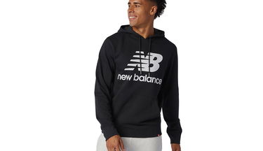 Mikina New Balance Essentials Pullover Hoodie Čierna | MT03558BK, 4