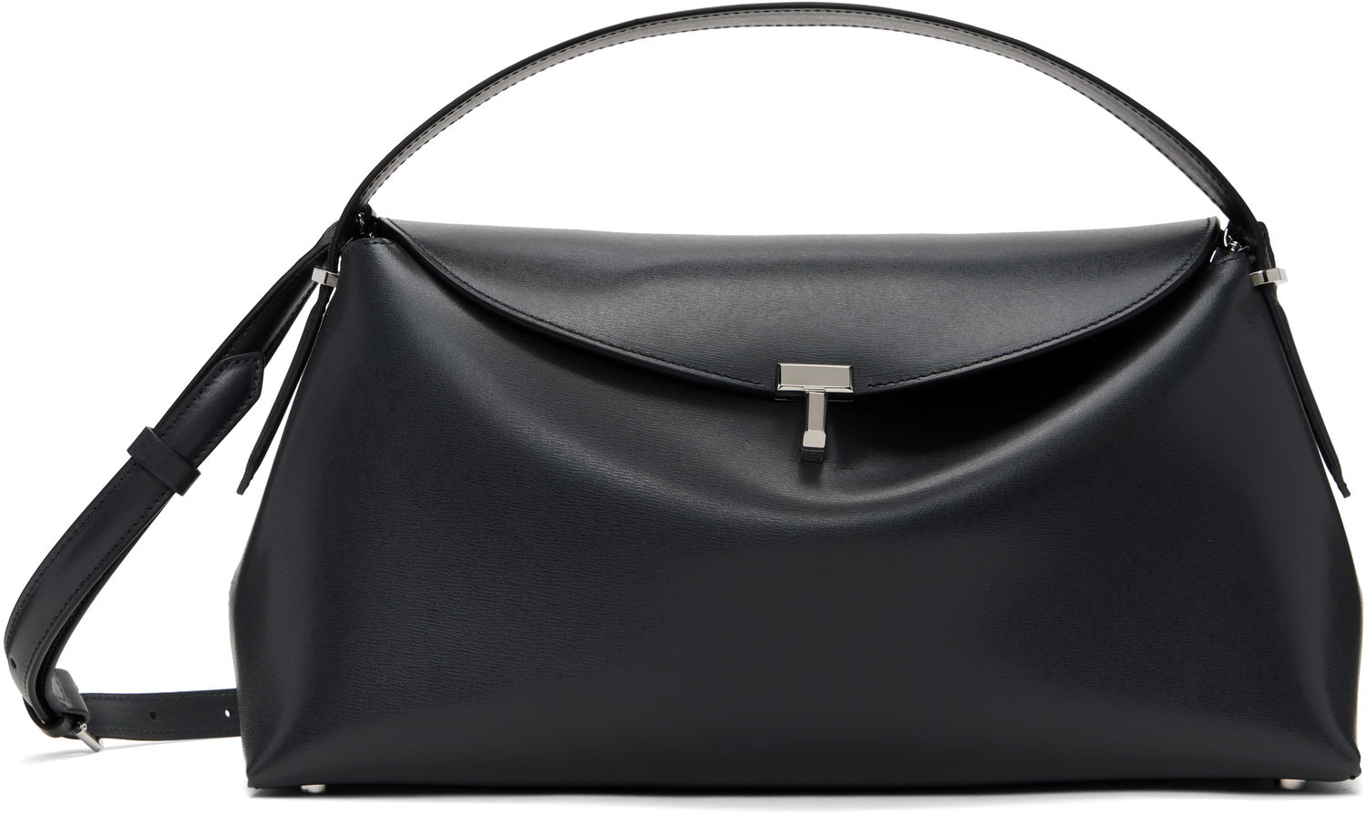 Kabelka TOTEME TOTEME T-Lock Leather Top Handle Bag Čierna | 234-WAL956-LE0025, 0