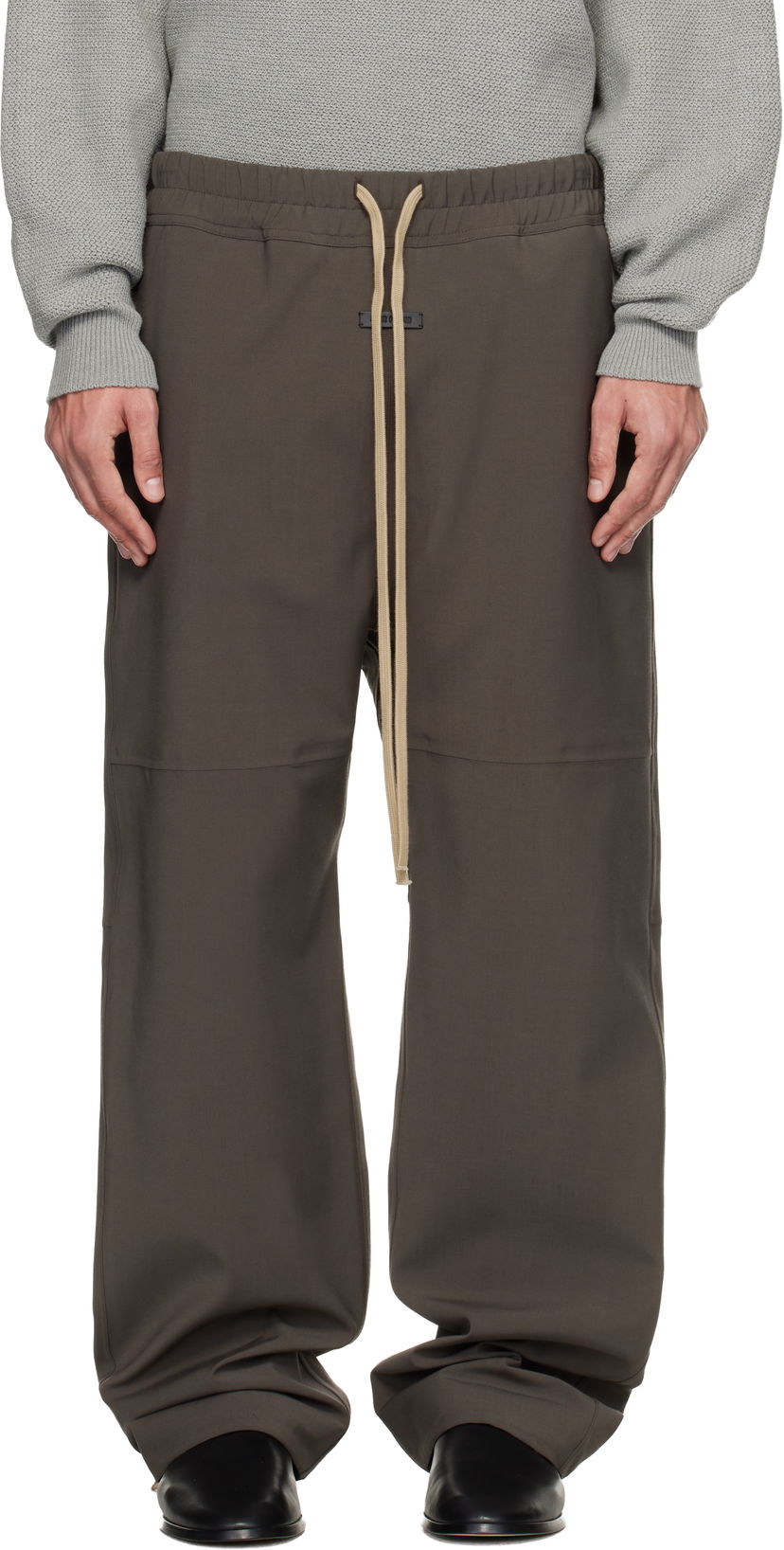 Tepláky Fear of God Split Knee Lounge Pants Hnedá | FG25FW35-356WBP-259