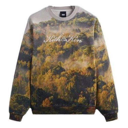 Mikina KITH Foliage Nelson Crewneck Šedá | KHM031510-358