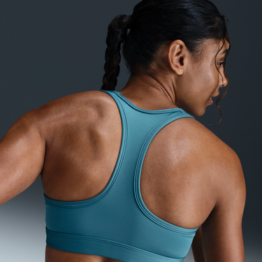 Podprsenka Nike Nike Swoosh Medium-Support Padded Sports Bra Tyrkysová | DX6821-006, 1