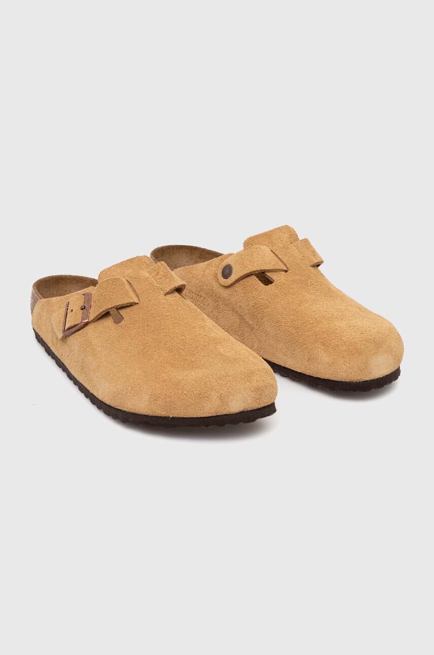Tenisky a topánky Birkenstock Boston Suede Clogs Béžová | 1026181.Boston, 1