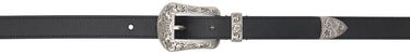 Opasok KENZO Western Leather Belt With Buckle Čierna | FE68CE042L25, 0
