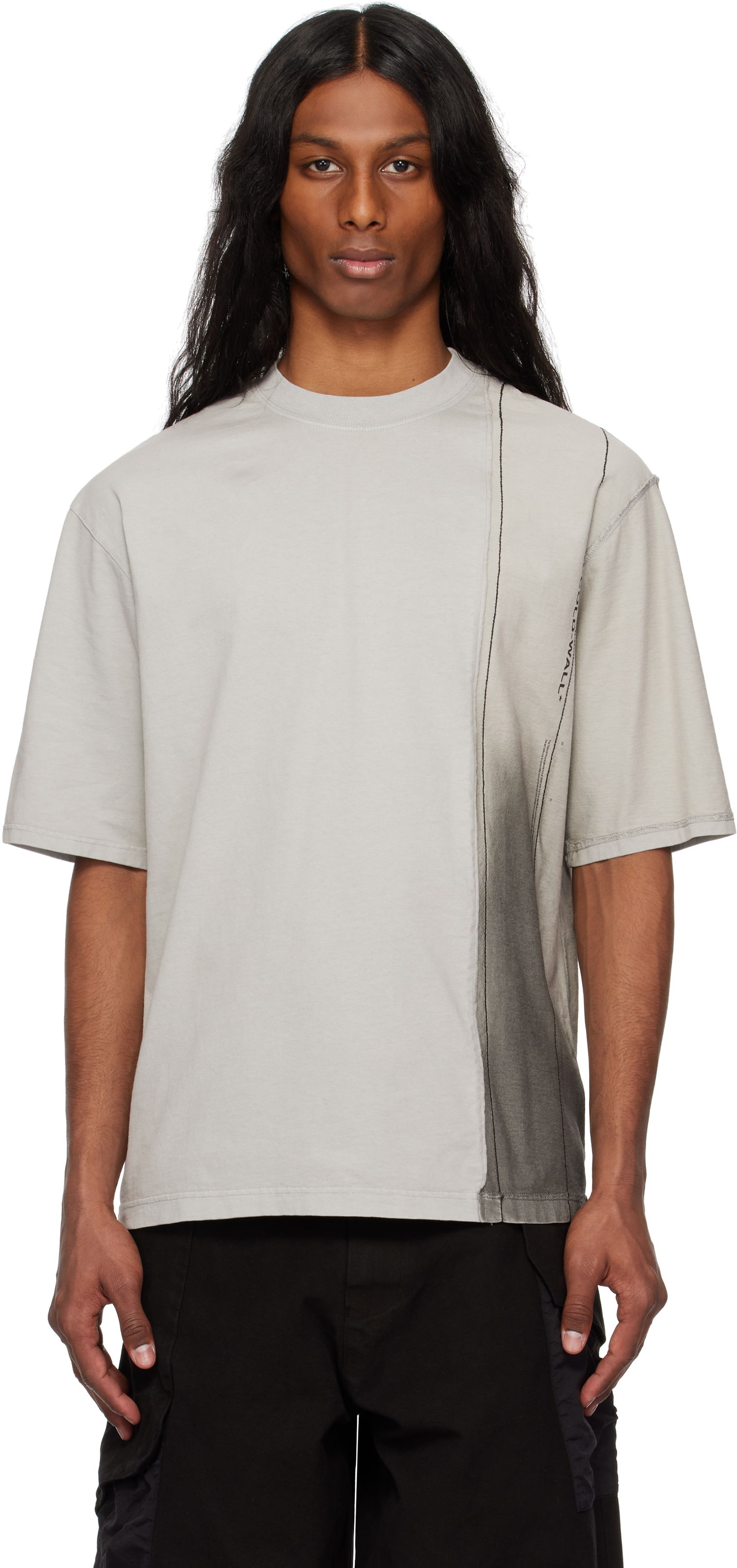 Tričko A-COLD-WALL* A-COLD-WALL* Dial T-Shirt Šedá | ACWMTS206, 0