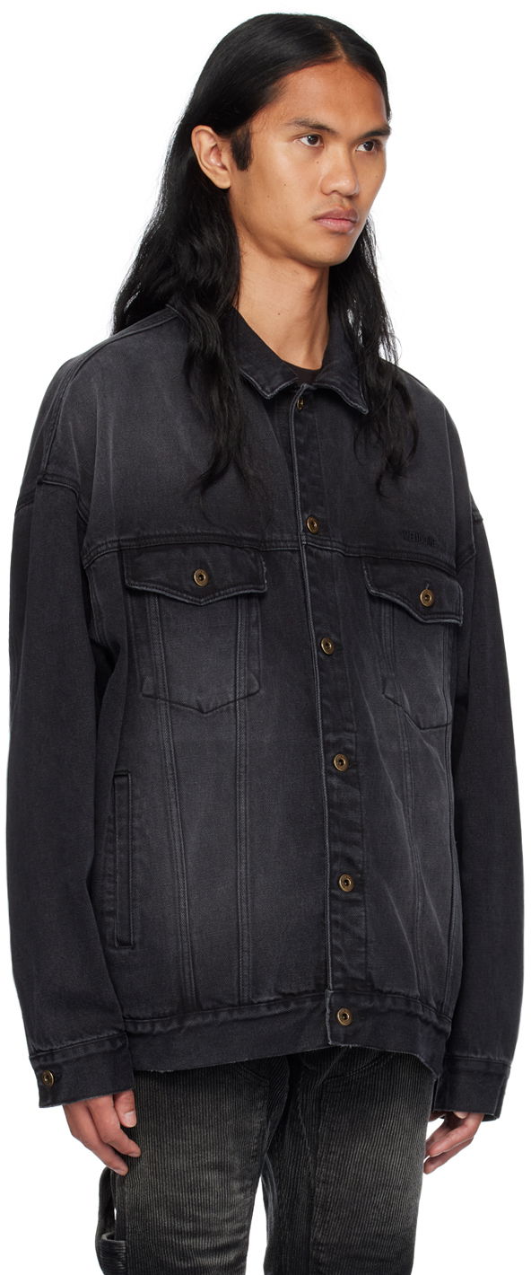 Bunda We11done Oversized Denim Jacket Čierna | WD-DJ2-24-353-U-BK, 1