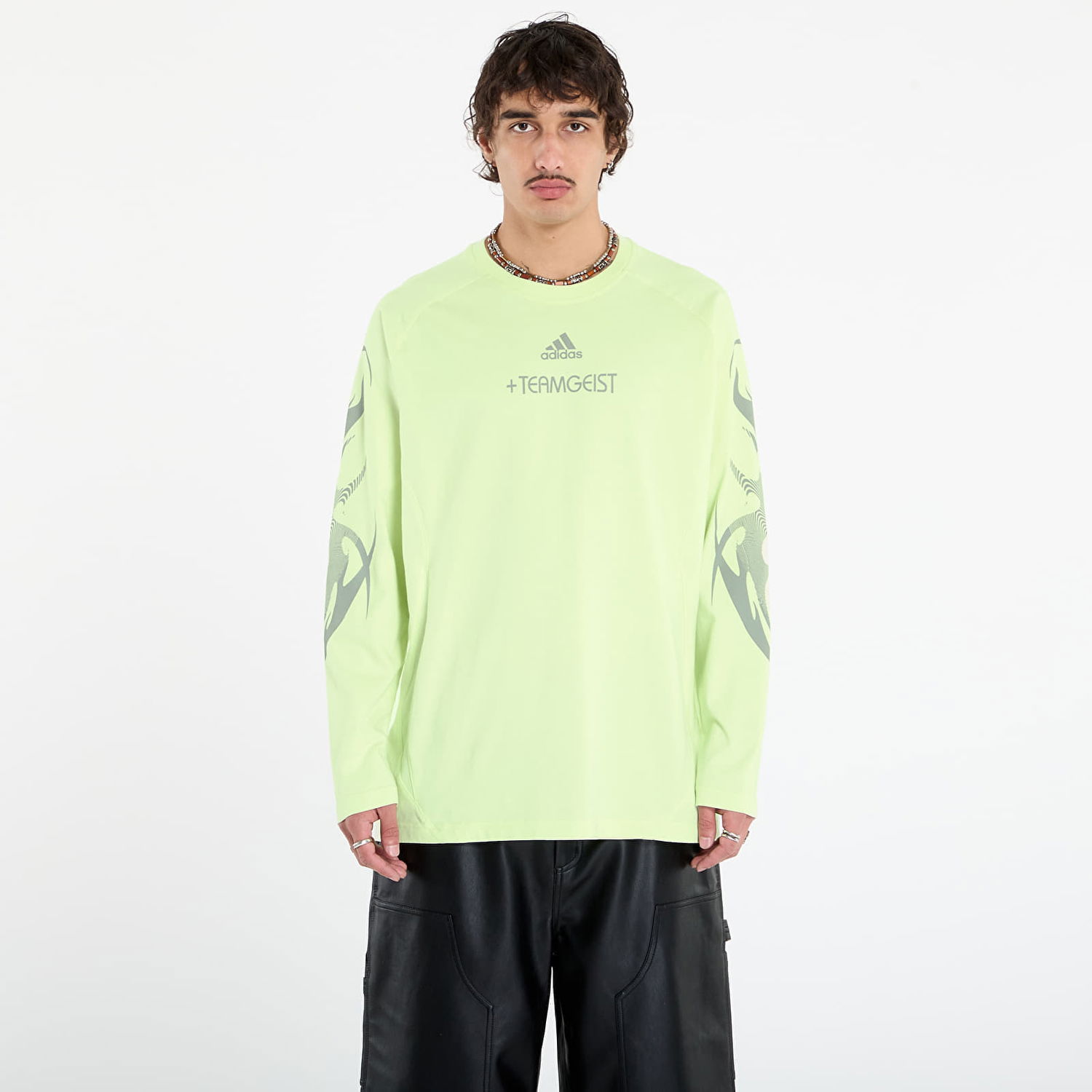 Tričko adidas Originals Adilenium Season 4 Teamgeist Graphic Long Sleeve T-Shirt Zelené | KF8541, 0