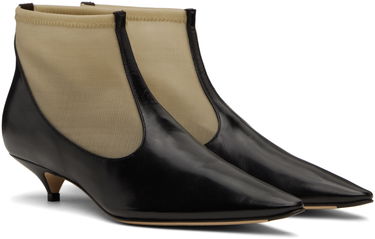Oblečenie The Row The Row Mesh Kitten Heel Ankle Boots Čierna | F1581-SL1W20, 3