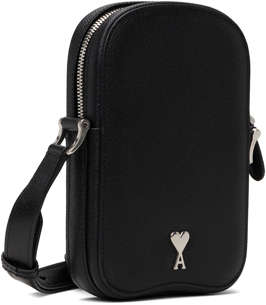 Taška cez rameno AMI AMI Paris Vertical Camera Bag Čierna | ULL010.AL0036, 1