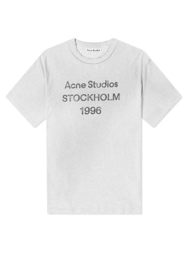 Tričko Acne Studios Exford 1996 Logo T-Shirt Šedá | CL0201-92H