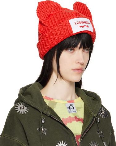 Kulicha Charles Jeffrey Loverboy Chunky Ears Beanie Červená | 43130402, 1