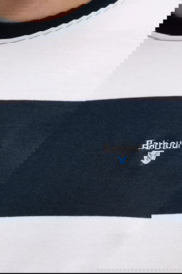 Tričko Barbour Barbour Whalton Stripe Tee Navy | MTS1255, 4