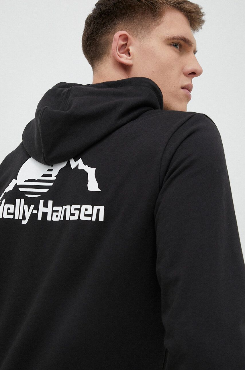 Mikina Helly Hansen Back Logo Hoodie Čierna | 53582, 0