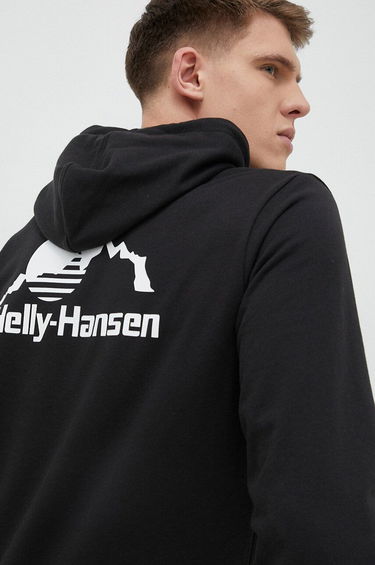 Mikina Helly Hansen Back Logo Hoodie Čierna | 53582, 0