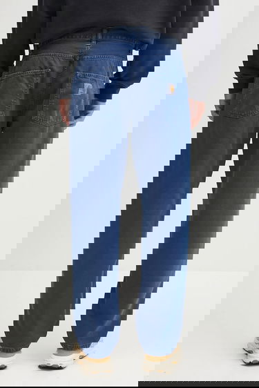 Džínsy Carhartt WIP Relaxed Fit Newel Pant Modrá | I033123.E74J, 2