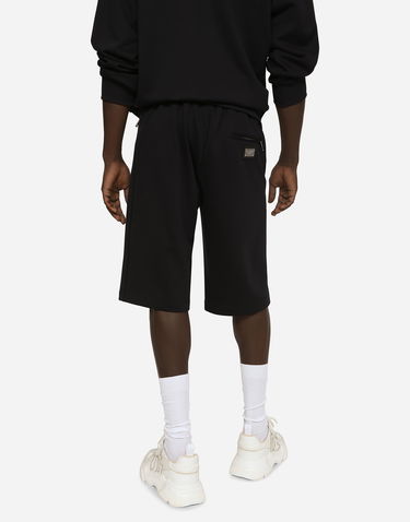 Šortky Dolce & Gabbana Cotton Drawstring Bermuda Shorts Čierna | GVB7HTG7F2GB0665, 3