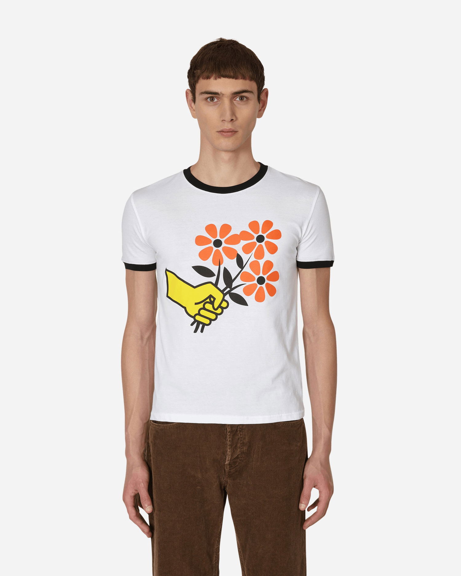 Tričko CORMIO Mazzolino Fiori T-Shirt Biela | CORMAZZOLINOTEE WHITE, 0