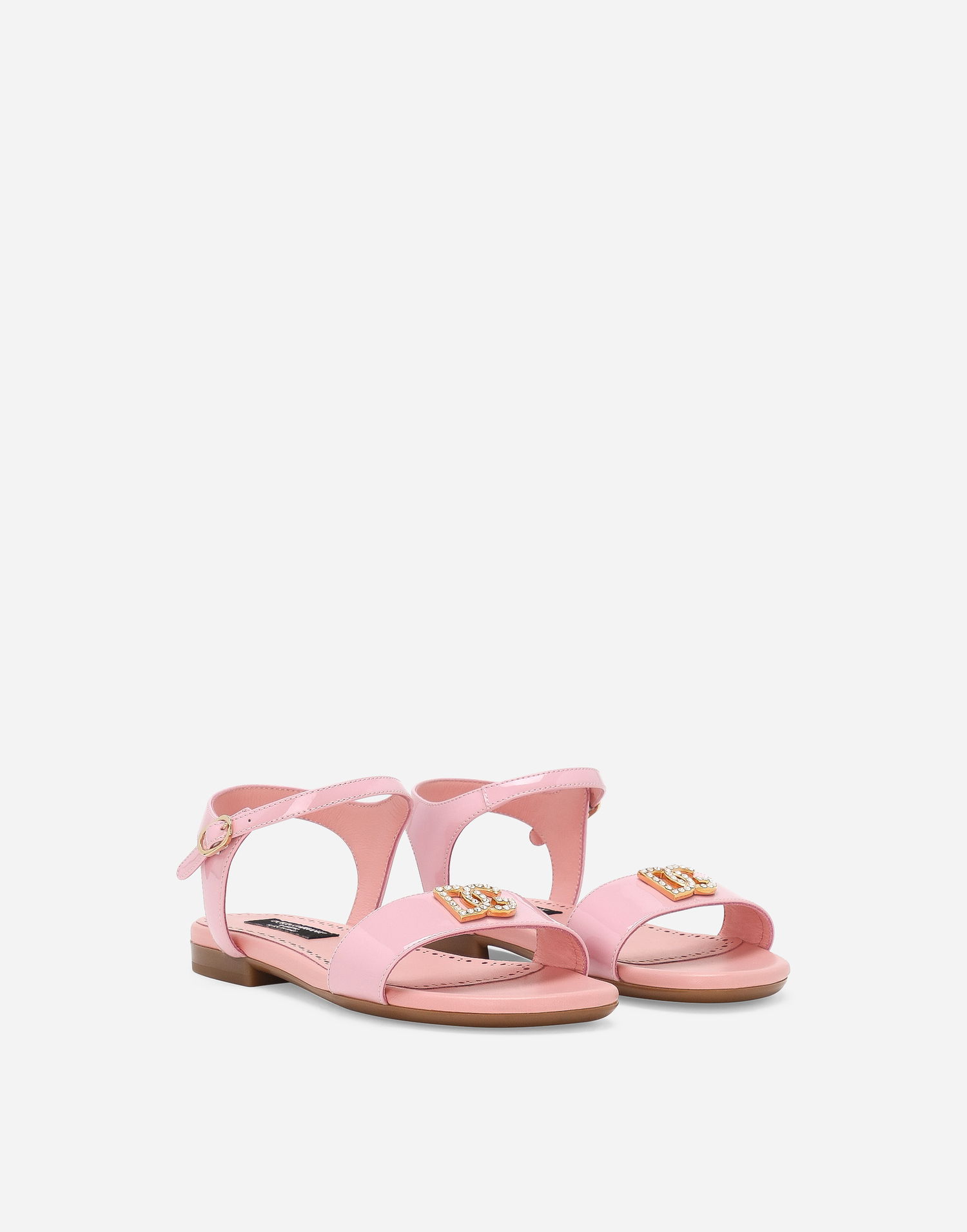 Tenisky a topánky Dolce & Gabbana Dolce & Gabbana Patent Leather Sandals Ružová | D11048A115380400, 1