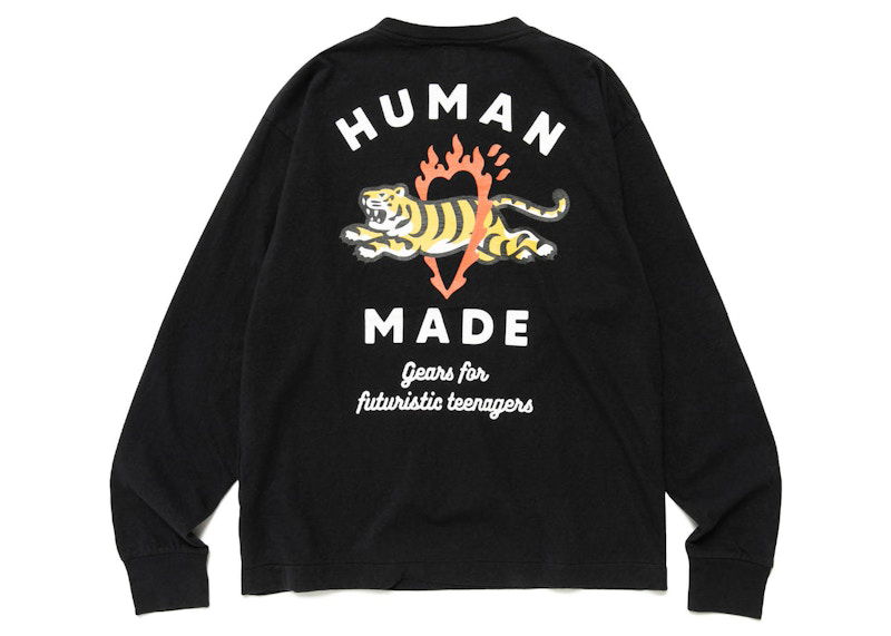 Tričko Human Made Graphic L/S T-Shirt Čierna | HM25CS029, 0