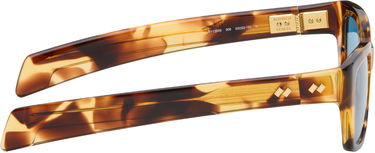 Slnečné okuliare Bottega Veneta Thick Rectangular Tortoiseshell Frame Blue Lens Sunglasses Hnedá | BV1393S-006, 1