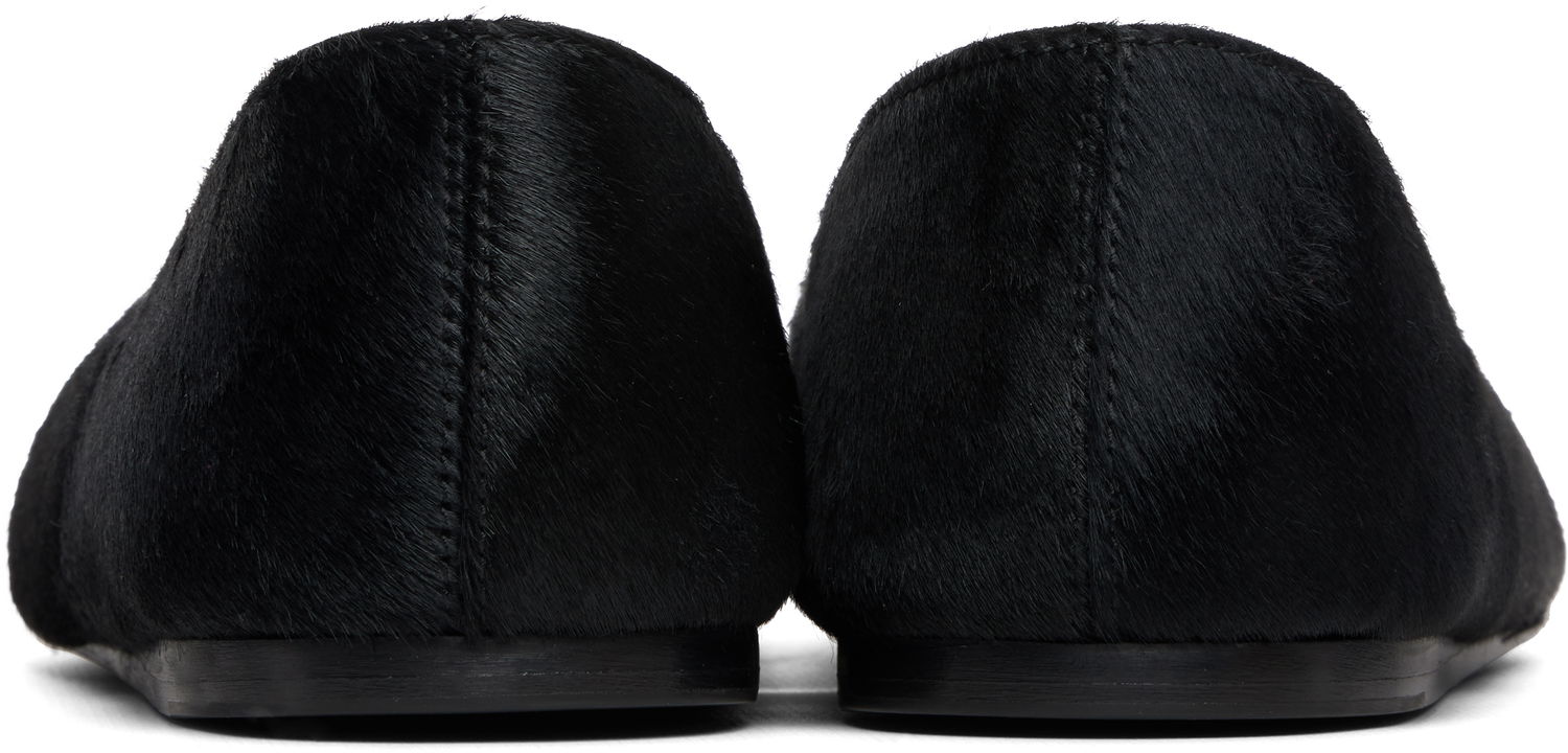 Tenisky a topánky Khaite Calf Hair Jane Ballerina Flats Čierna | F4058-760, 1