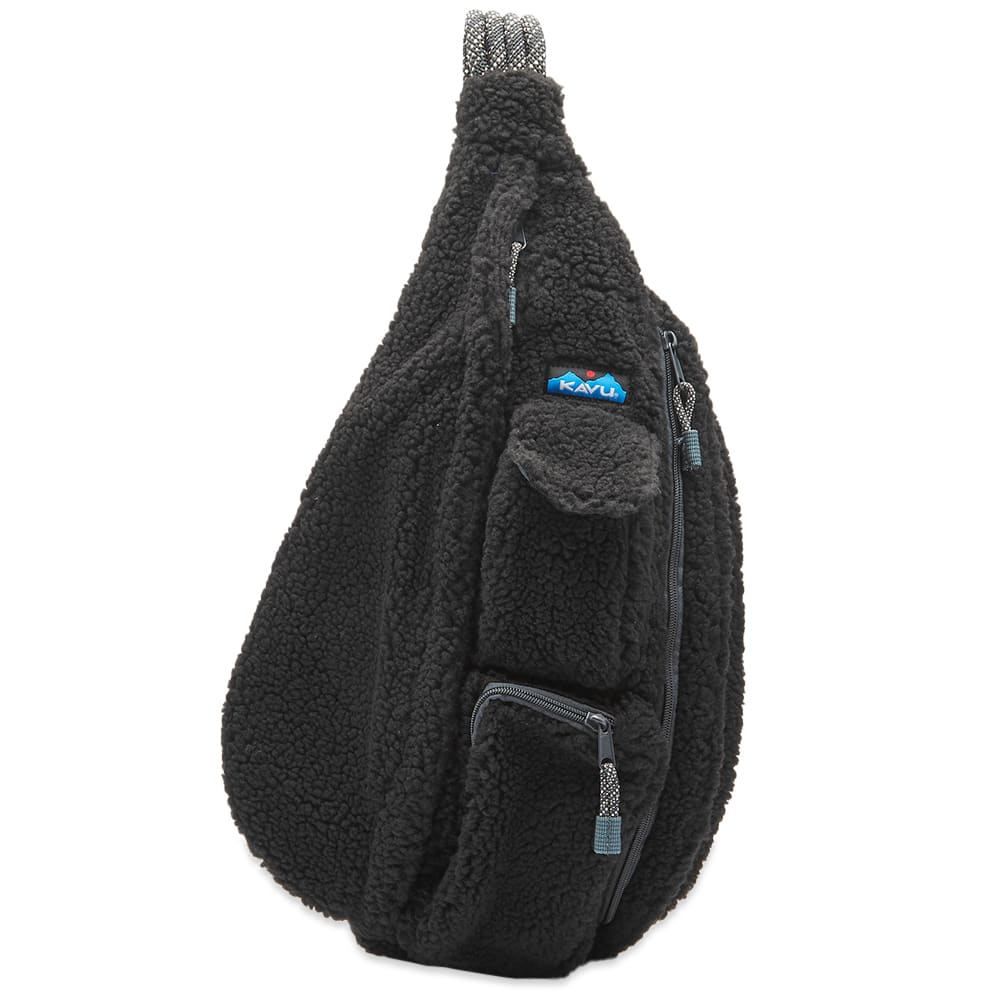 Batohy a tašky KAVU Sherpa Fleece Rope Bag Čierna | 9221-396, 0