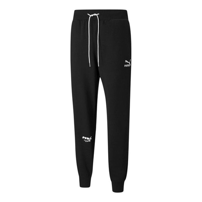 Tepláky Puma Club Logo Sweatpants Čierna | 533202-01