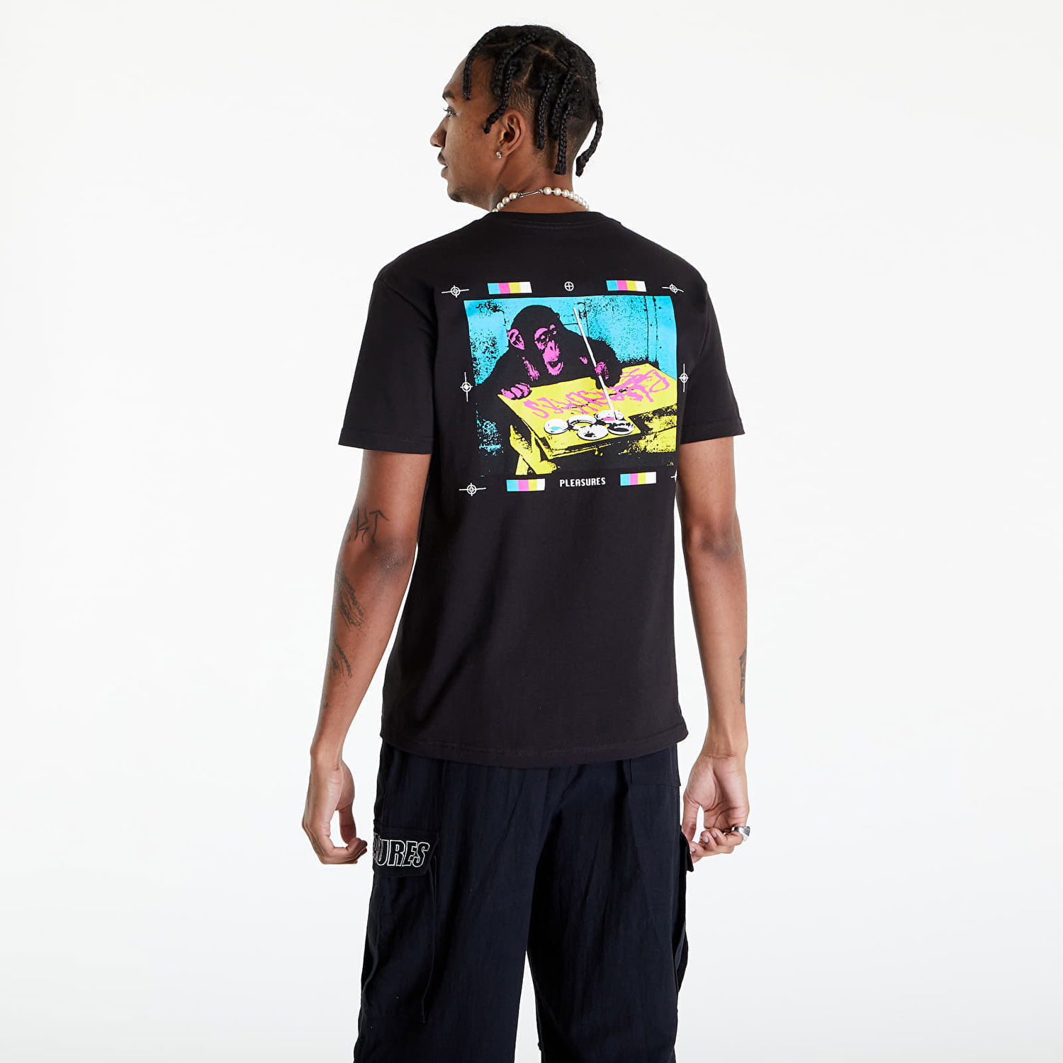 Tričko Pleasures Cmyk T-Shirt Čierna | P24SP051 BLACK, 1