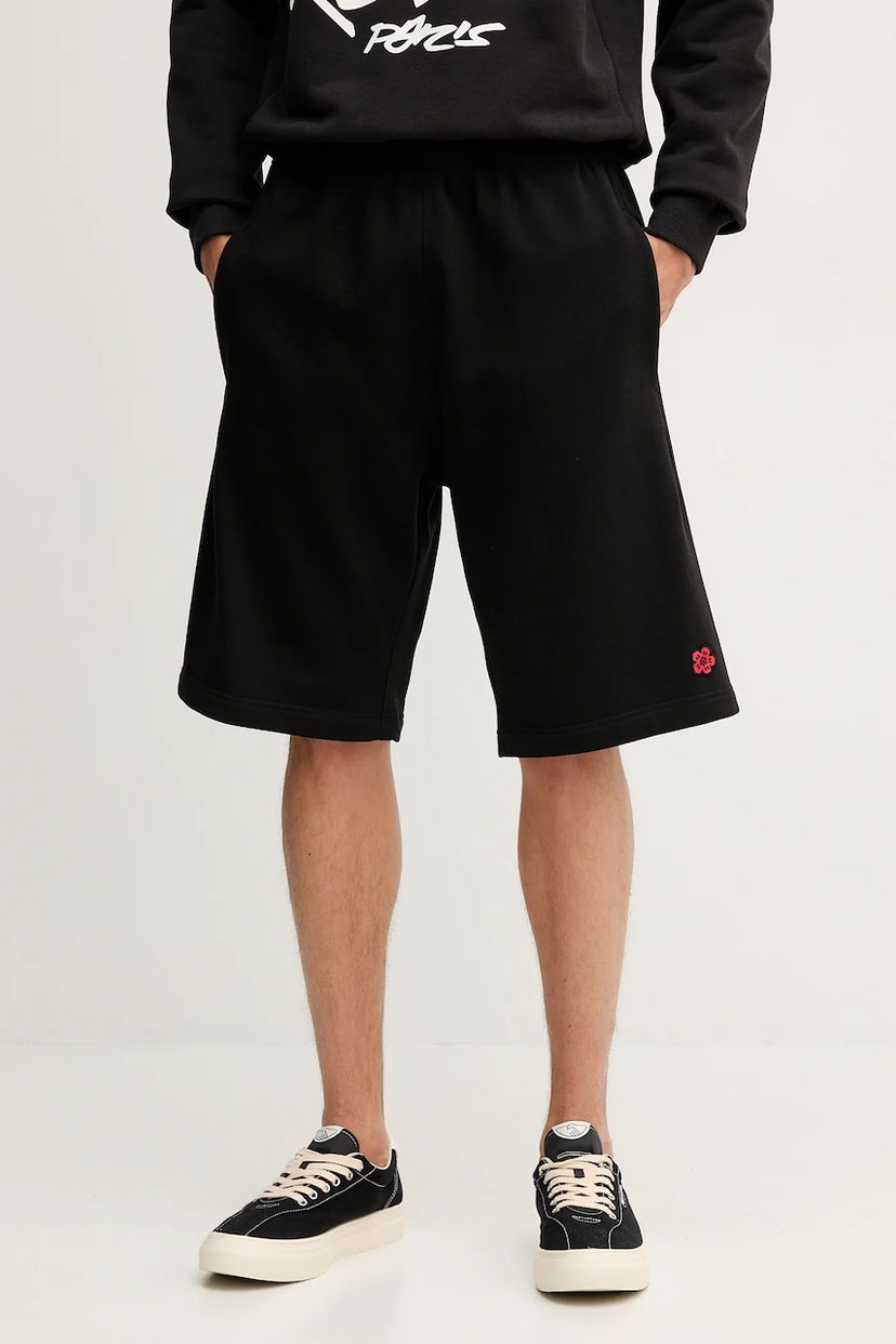 Šortky KENZO Kenzo Cotton Shorts Čierna | FE65PA8264MF