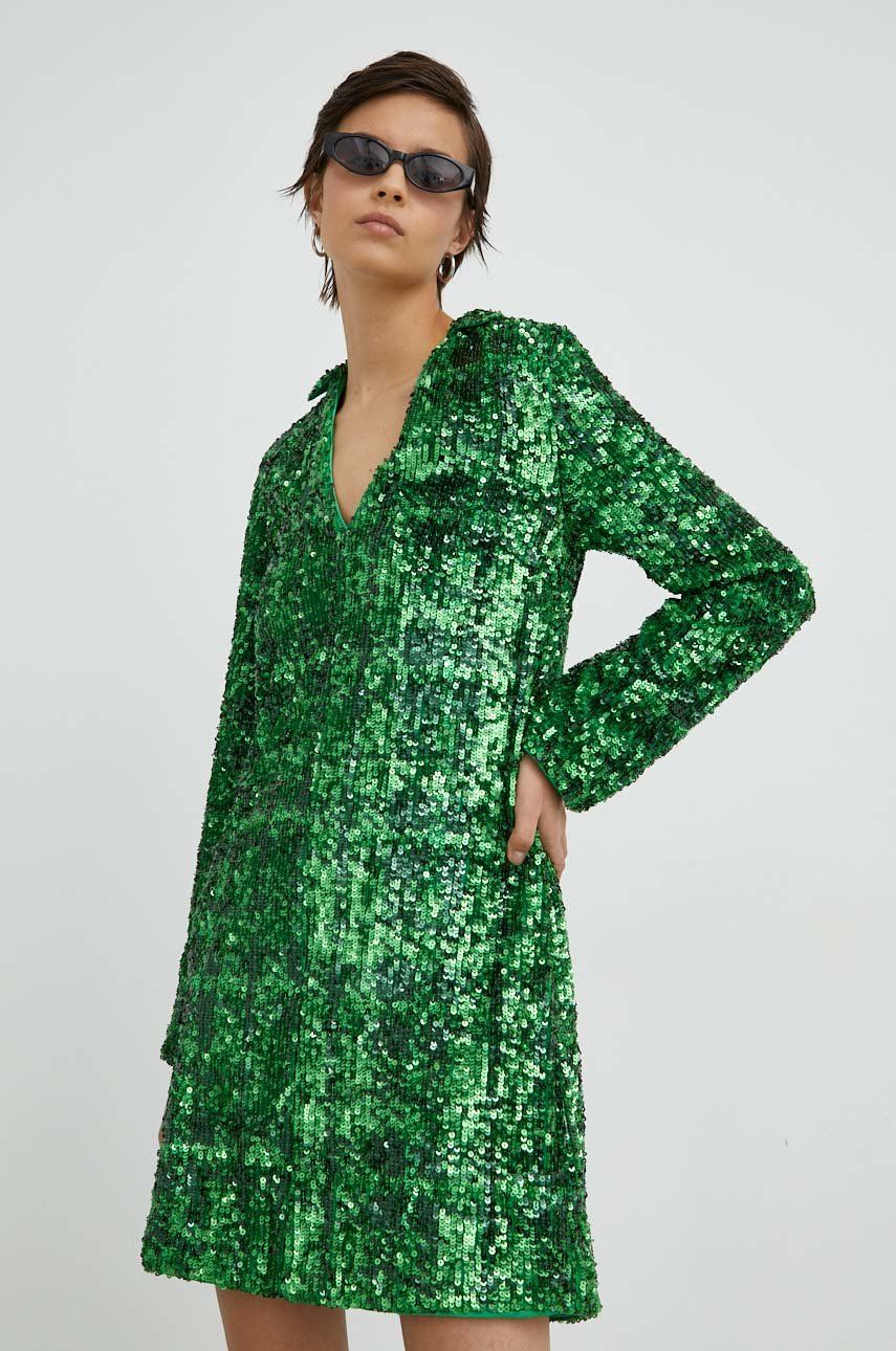 Šaty Samsoe Samsoe Felicia Dress Zelené | F22400087, 0