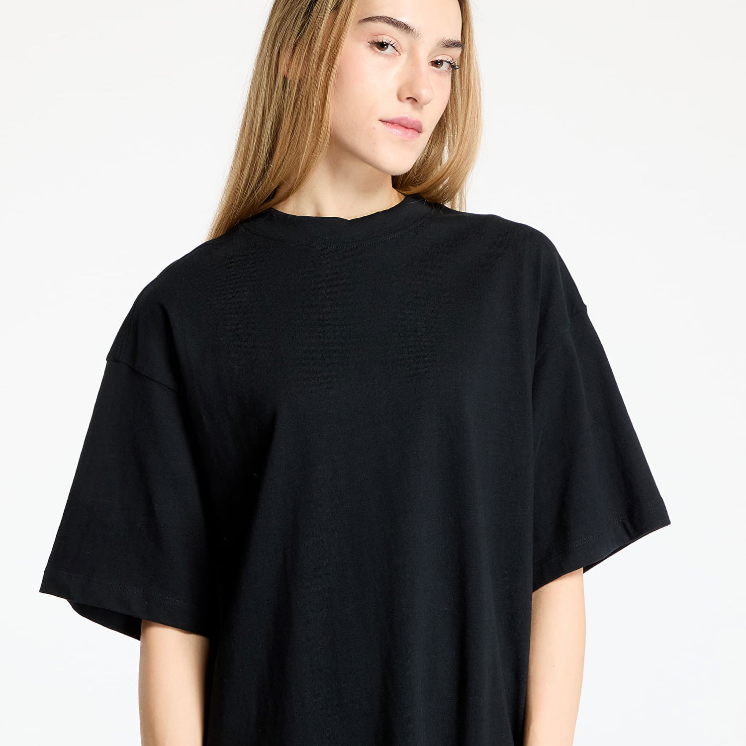 Šaty Urban Classics Urban Classics Organic Heavy Oversized Tee Dress Čierna | TB5052-00007, 1