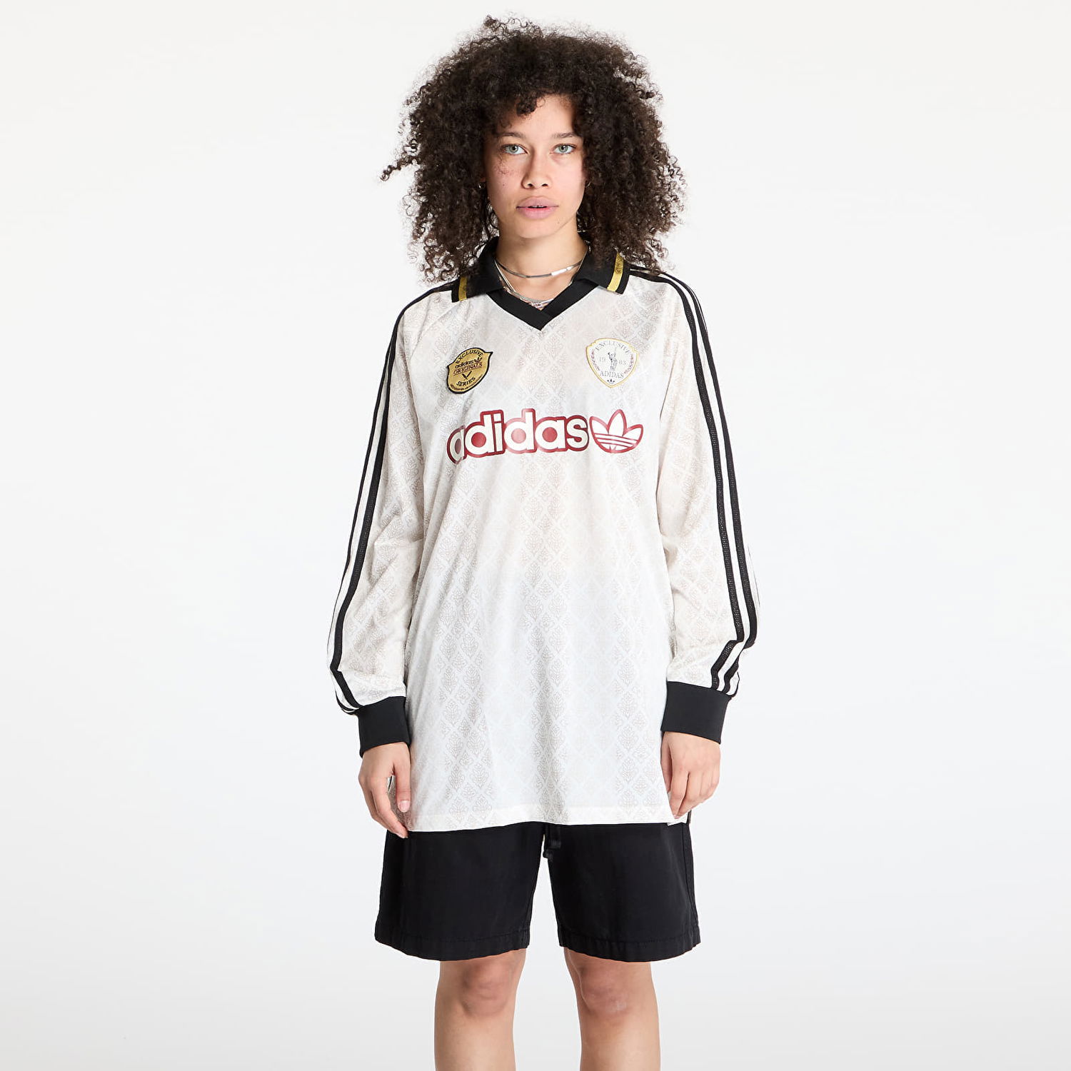 Dres adidas Originals Retro Sports Cricket-Inspired Longsleeve Jersey Biela | KA4381, 0