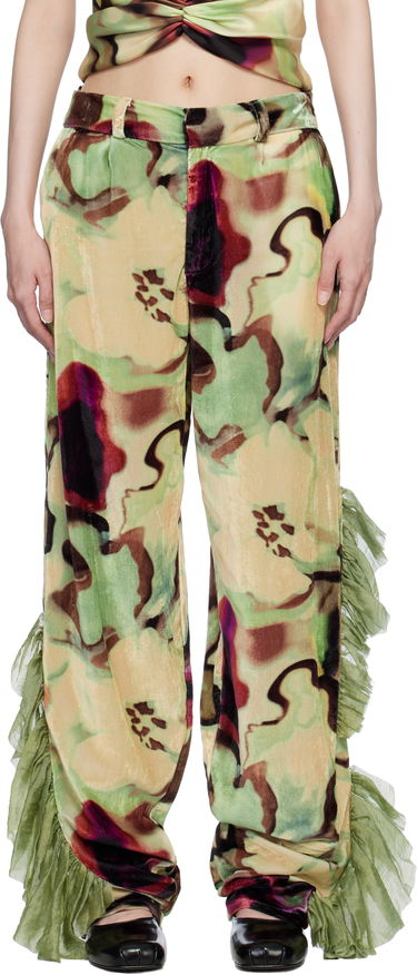 Nohavice Collina Strada Collina Strada Dante Ruffle Trousers Rôznofarebný | XX6026, 0