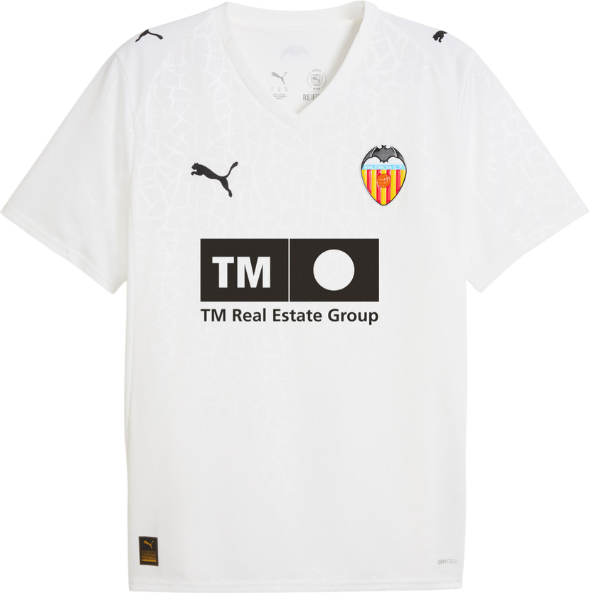 Dres Puma FC Valencia Home Replica Jersey 2025/26 by Puma Biela | 948957-01