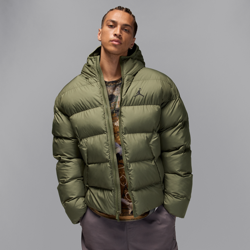 Prešívaná bunda Jordan Brooklyn Therma-FIT Puffer Jacket Polyester Zelené | HV0532-222