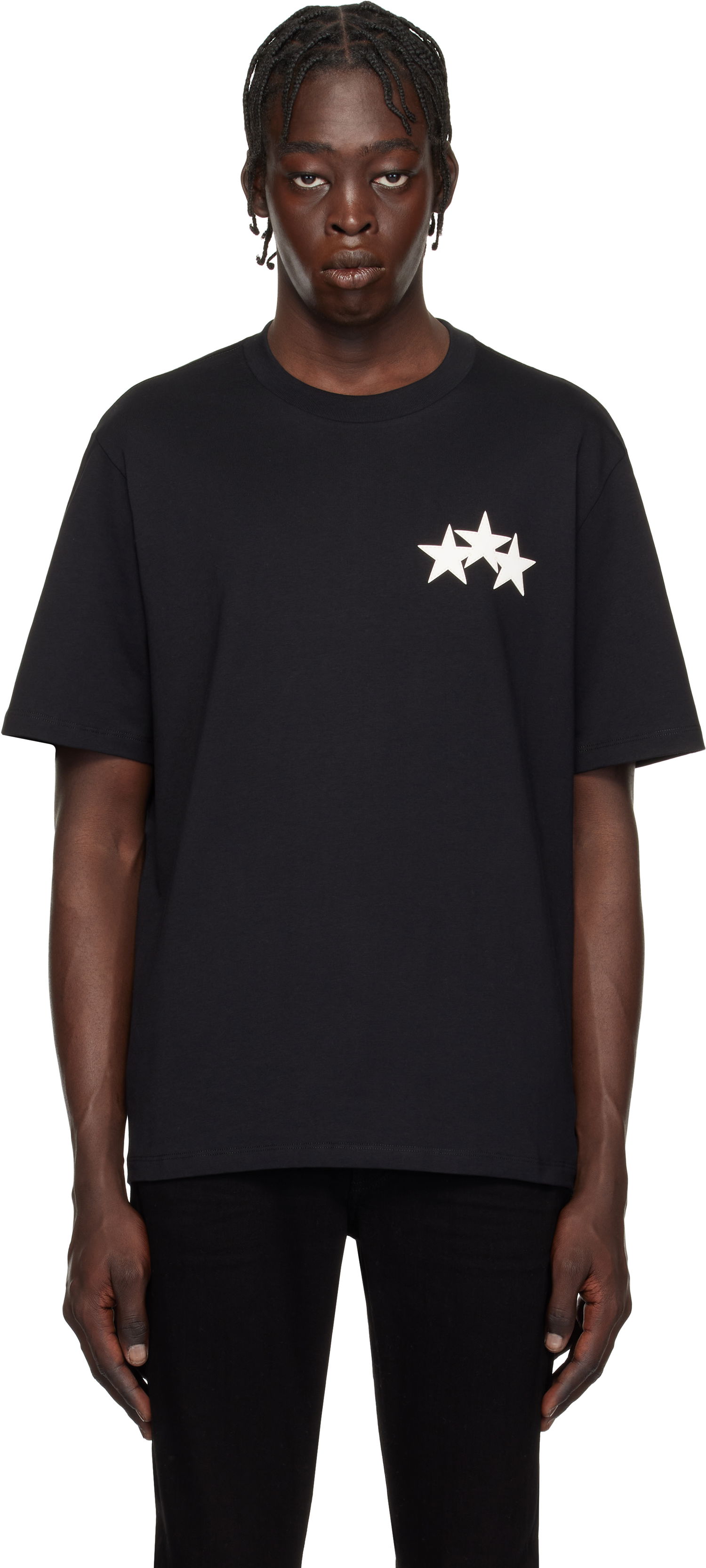 Tričko AMIRI Three Star Graphic T-Shirt Čierna | AMJYTE1148, 0