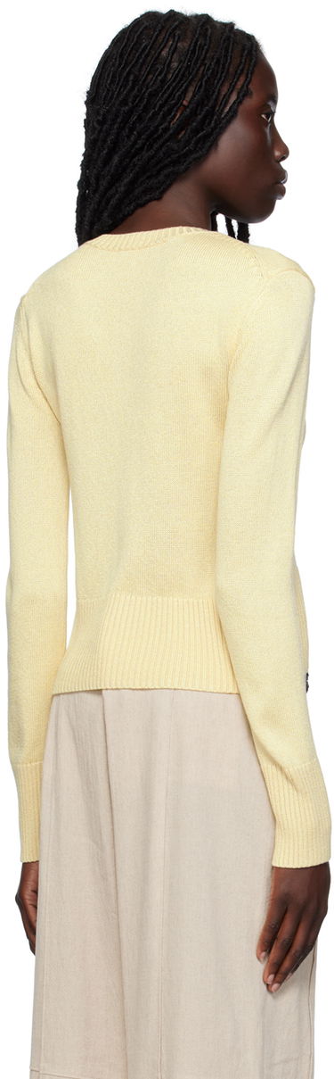 Sveter TOTEME TOTEME Crewneck Knit Sweater Žltá | 233-5151-342, 2