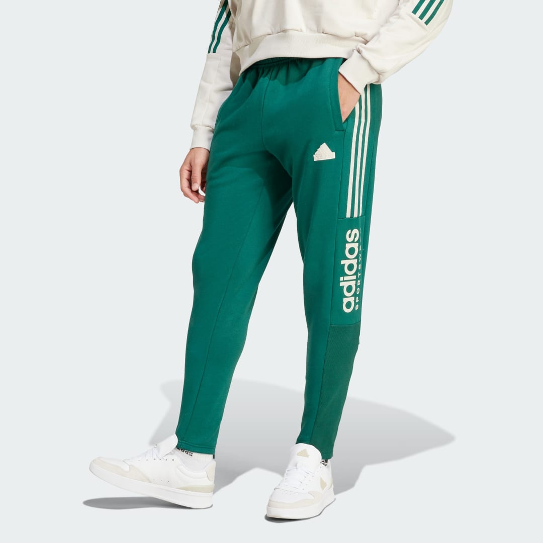 Tepláky adidas Performance House of Tiro Fleece Joggers Zelené | IW5950, 0