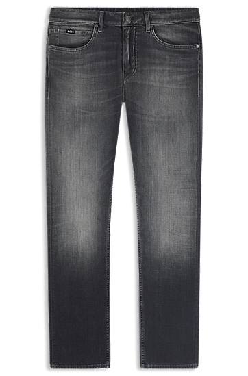Džínsy BOSS Delaware slim-fit jeans Italian-made denim Šedá | 50549821