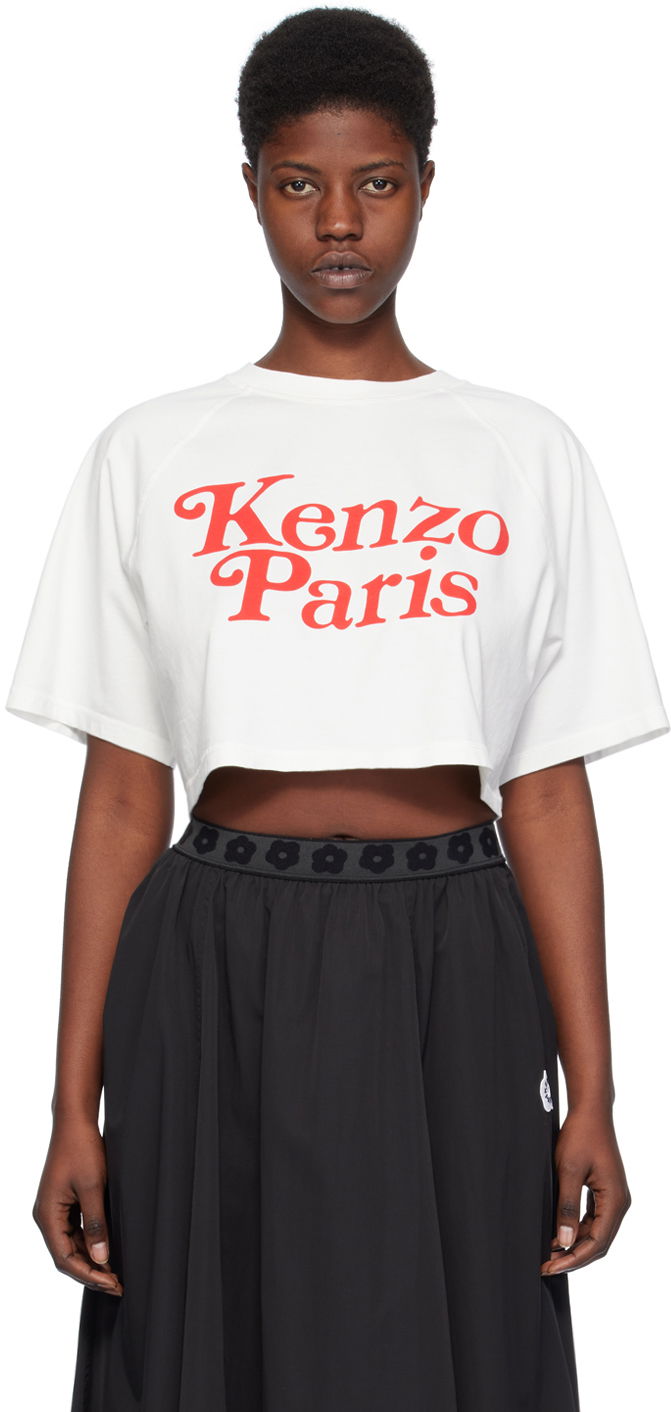 Tričko KENZO Off-White Paris Verdy Edition Biela | FE52TS1104SG