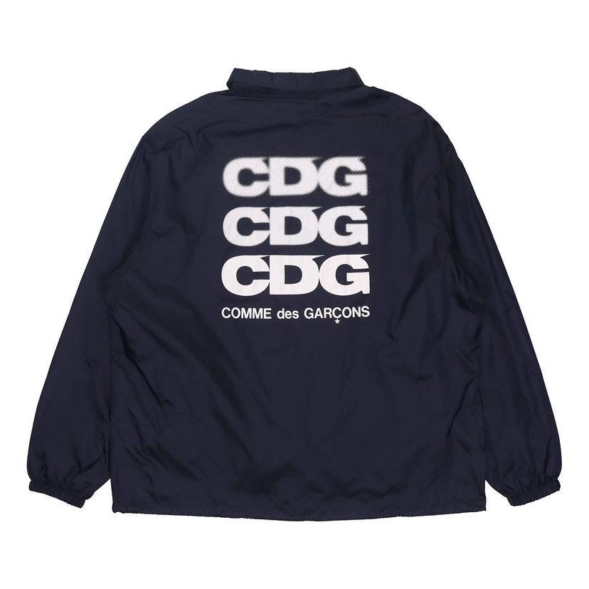 Bunda Comme des Garçons COMME des GARCONS CDG Logo Coach Jacket Navy | SZ-J004-051-2